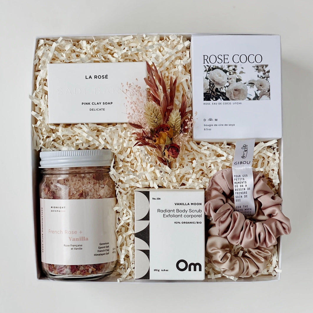 Self-Care gift box for Mom, a gift for maid of honor, best friend birthday idea, teacher appreciation, or a simple heartfelt gift