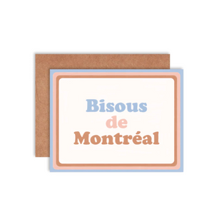 Greeting Card | Kisses From Montreal
